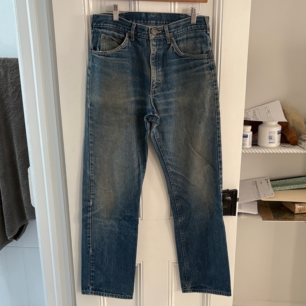 Lee Men's Straight Fit Blue Jeans